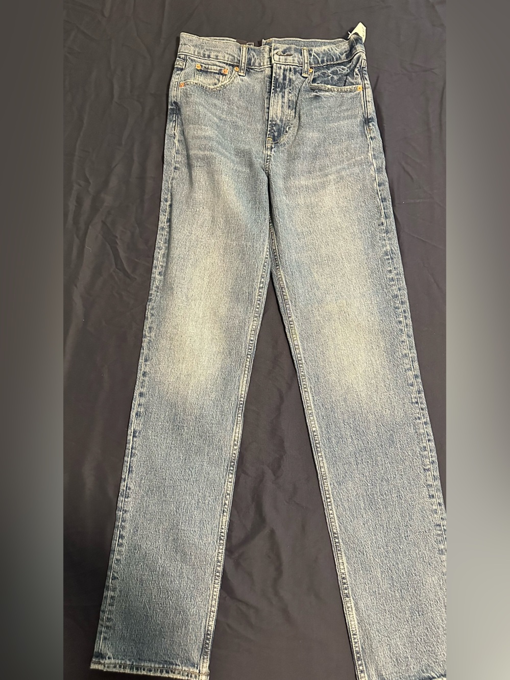 GAP Light Blue High-Rise Straight Jeans